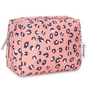Small Cheetah Makeup Bag For Purse Mini Cosmetic Bag Travel Makeup Pouch💖